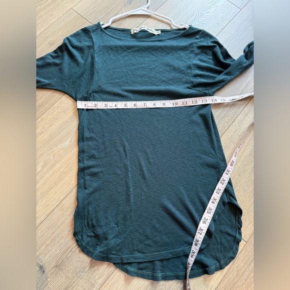 Michael Stars Green Long Sleeve Top - Picture 5 of 11